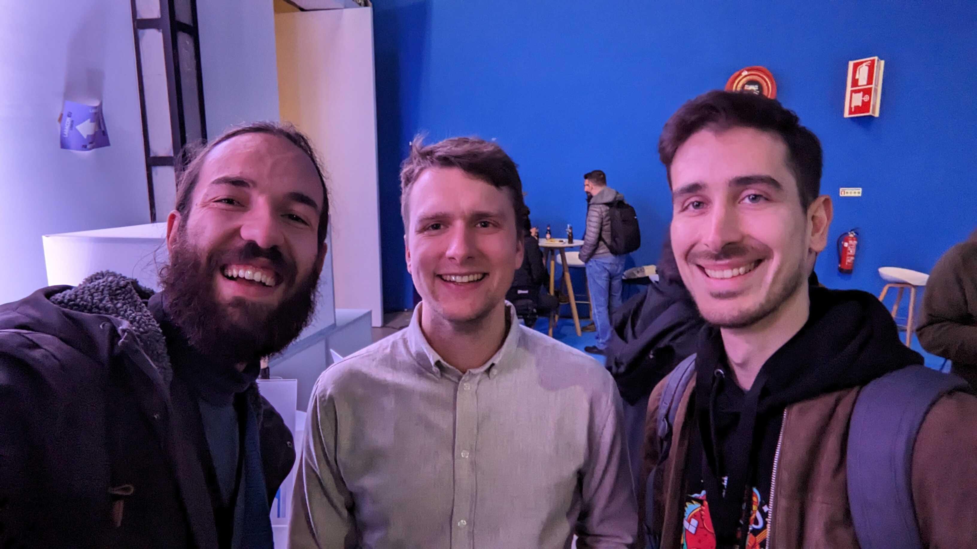 Mit Sebastian De Deyne und Dries Vints